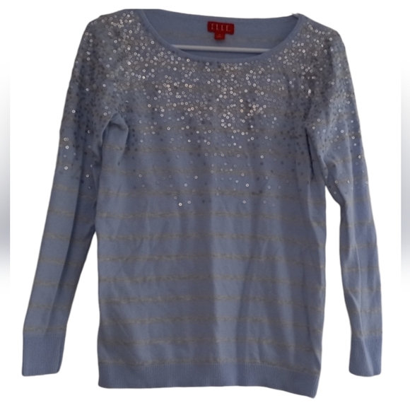Elle light blue sweater - Picture 1 of 11